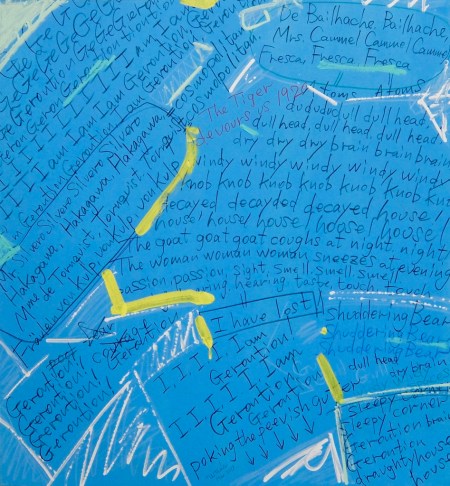 After an artist died, the ten blue poems left in the forest 4