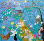 After an artist died, the ten blue poems left in the forest&nbsp;10-1